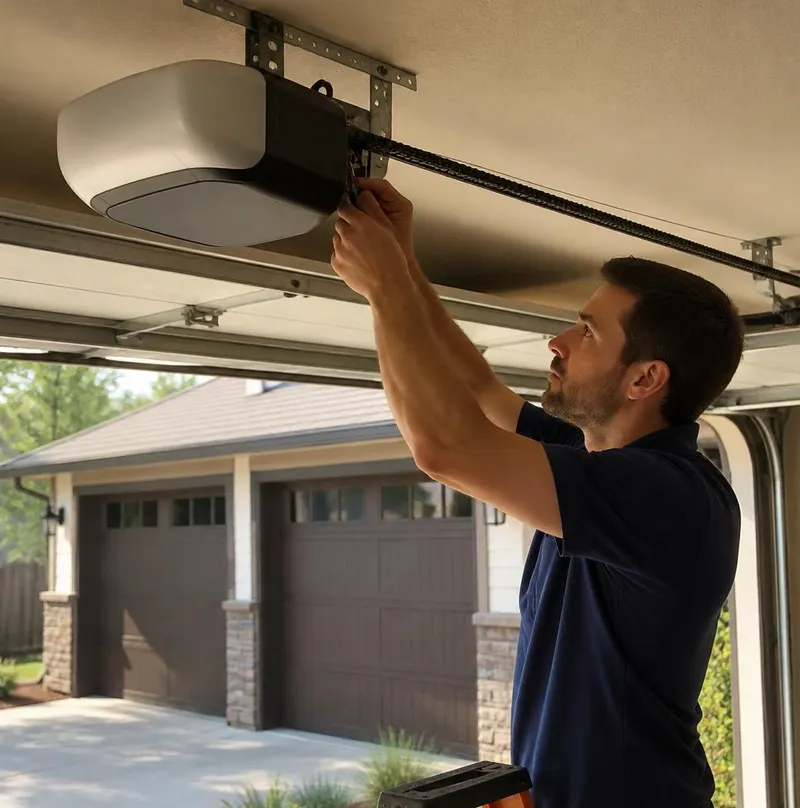 Garage Door Spring Repair in Longwood