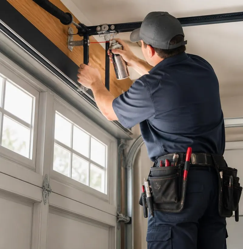 Off Track Door Repair in Longwood